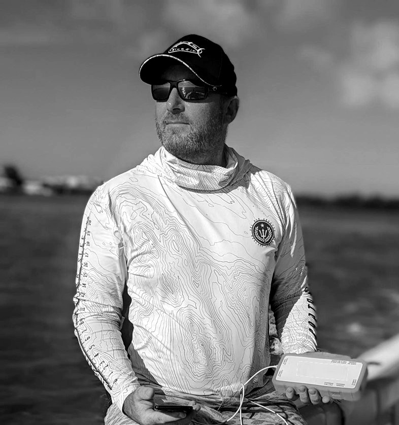 Dr. Ronald F. Storm, Founder and CEO, field-testing SIDEARM at sea